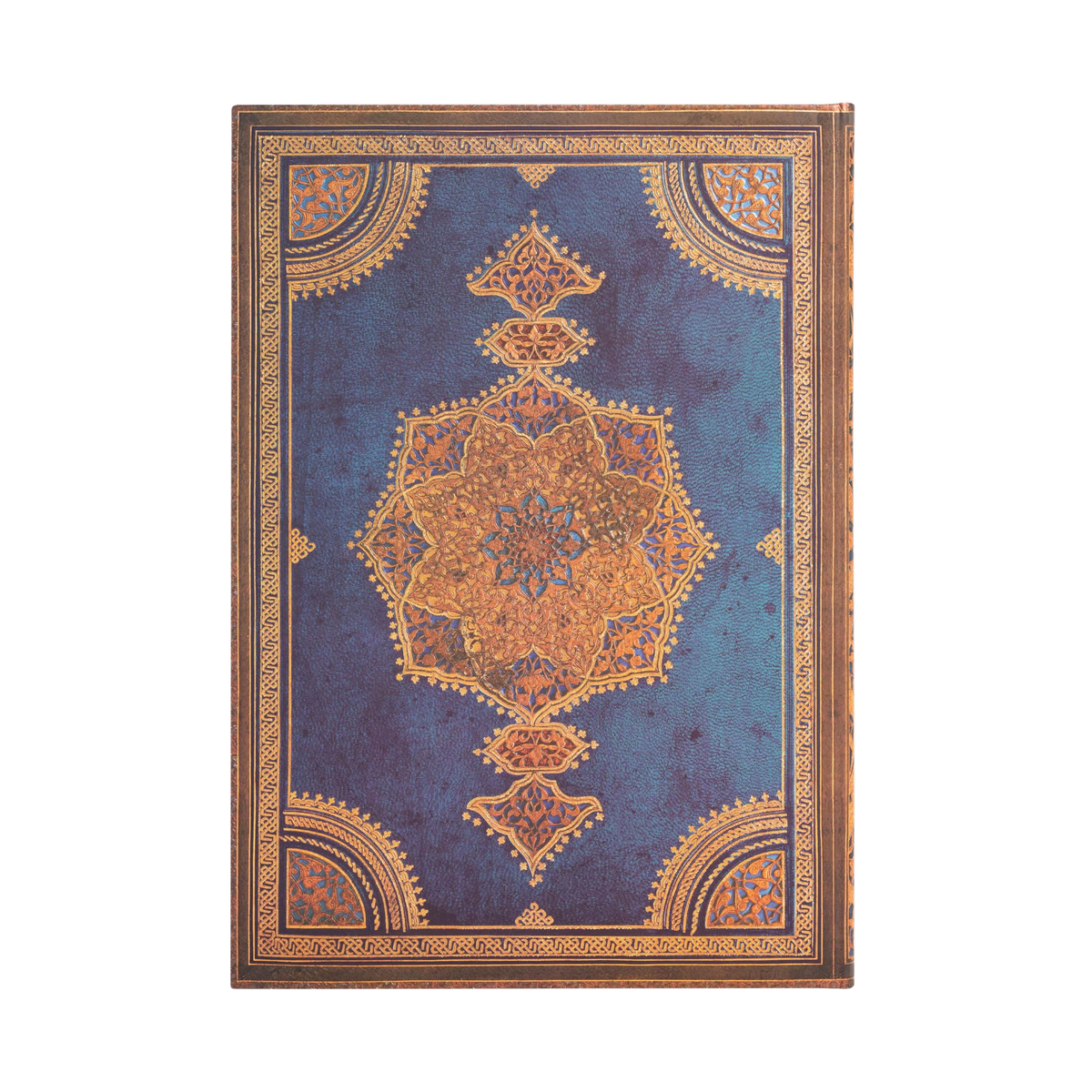 Paperblanks Safavid Indigo Grande Hardback Journal – Plain, 128 Pages – back cover