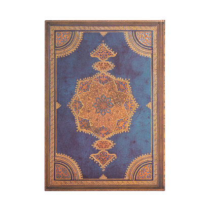 Paperblanks Safavid Indigo Grande Hardback Journal – Plain, 128 Pages – back cover