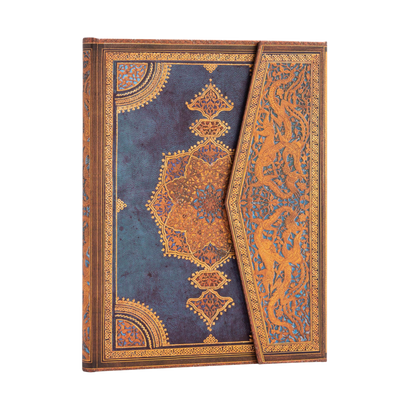 Paperblanks Safavid Indigo Ultra Hardback Journal – Lined, 144 Pages – angled view