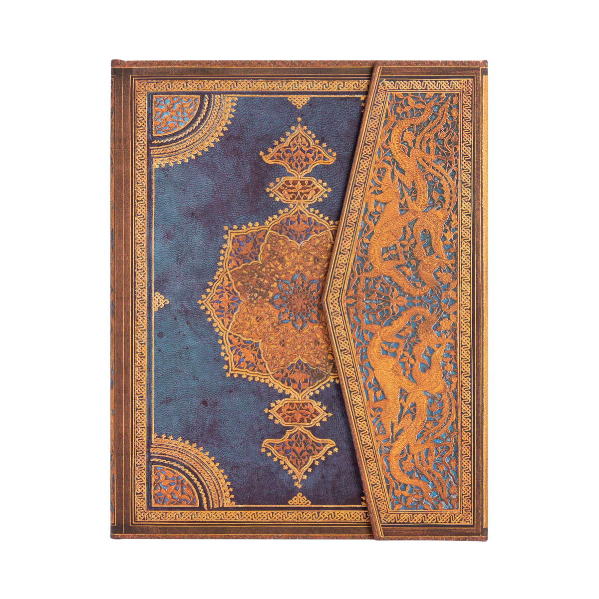 Paperblanks Safavid Indigo Ultra Hardback Journal – Lined, 144 Pages – front cover