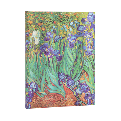 Paperblanks Van Gogh’s Irises Ultra Hardback Journal – Lined, 144 Pages – angled view