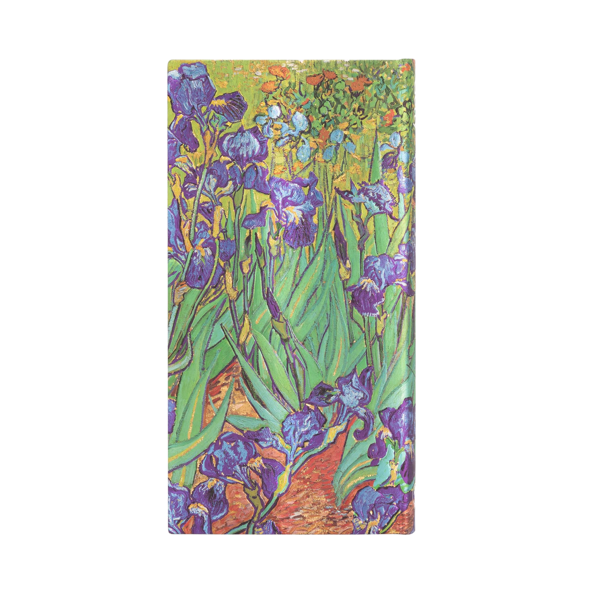Paperblanks Van Gogh’s Irises Slim Hardback Journal – Lined, 176 Pages – back cover