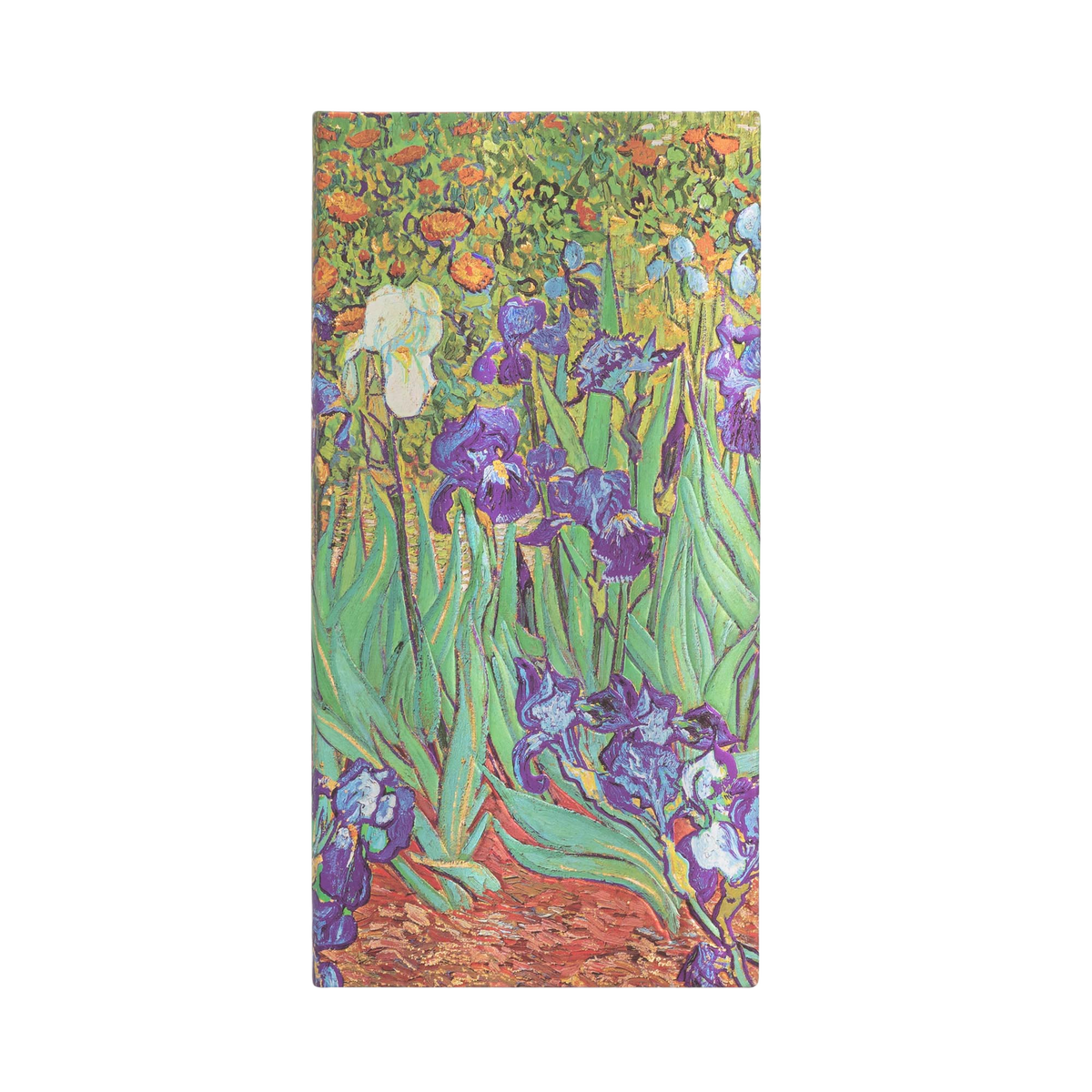 Paperblanks Van Gogh’s Irises Slim Hardback Journal – Lined, 176 Pages – front cover