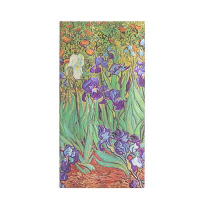 Paperblanks Van Gogh’s Irises Slim Hardback Journal – Lined, 176 Pages – front cover
