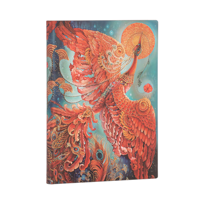 Paperblanks Firebird Midi Softback Flexi Journal – Lined, 176 Pages – angled view