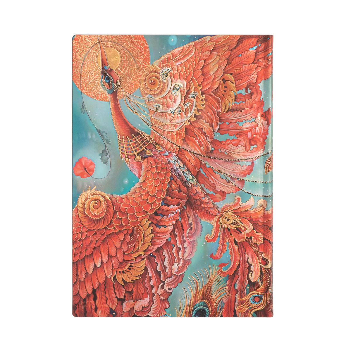 Paperblanks Firebird Midi Softback Flexi Journal – Plain, 176 Pages – back cover