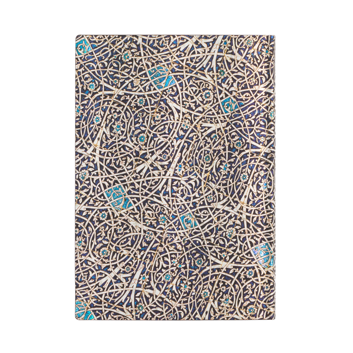 Paperblanks Granada Turquoise Midi Softback Flexi Journal – Plain, 176 Pages – back cover
