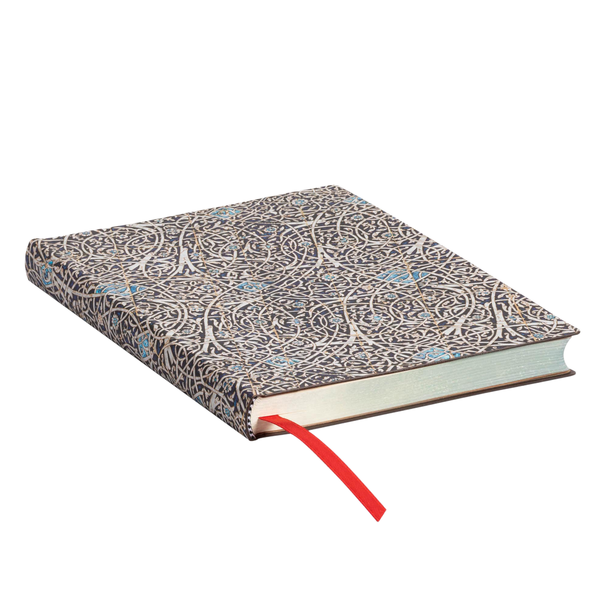 Paperblanks Granada Turquoise Midi Softback Flexi Journal – Plain, 176 Pages – page edge