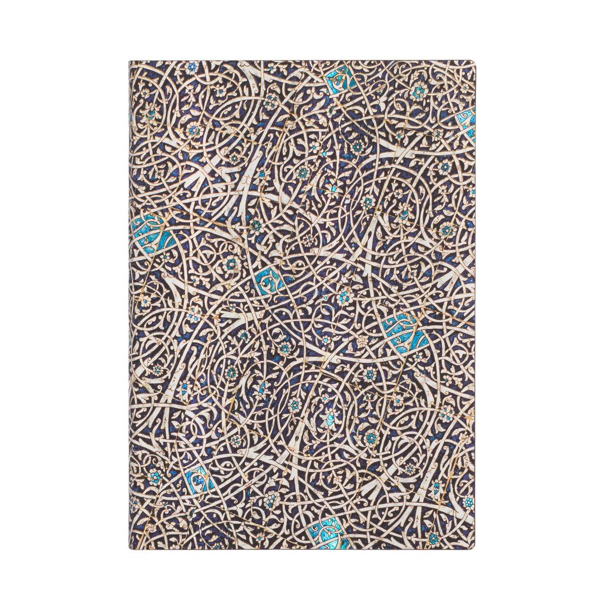 Paperblanks Granada Turquoise Midi Softback Flexi Journal – Plain, 176 Pages – front cover