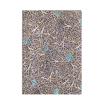 Paperblanks Granada Turquoise Midi Softback Flexi Journal – Plain, 176 Pages – front cover