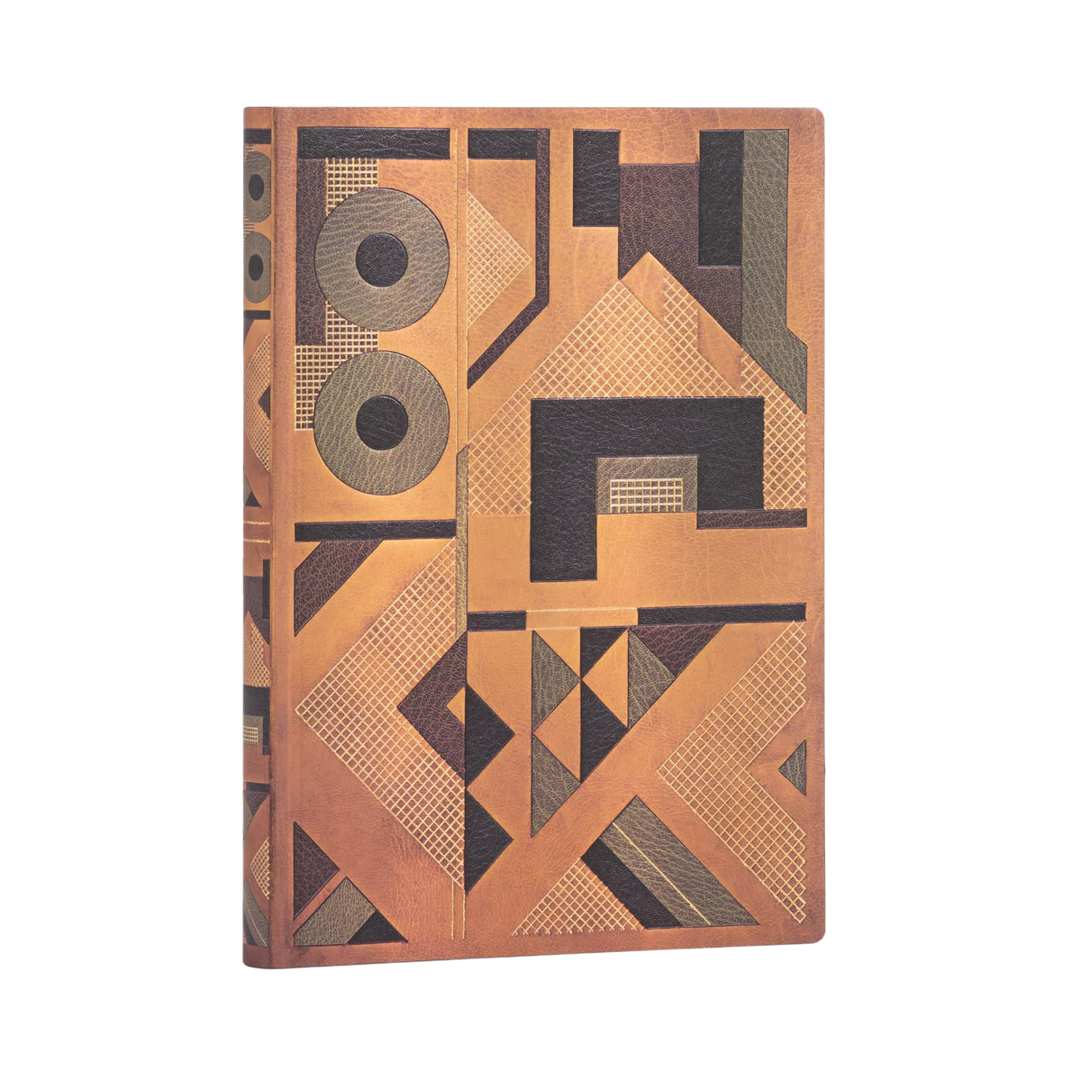 Paperblanks Moutarde Midi Softback Flexi Journal – Plain, 176 Pages – angled view