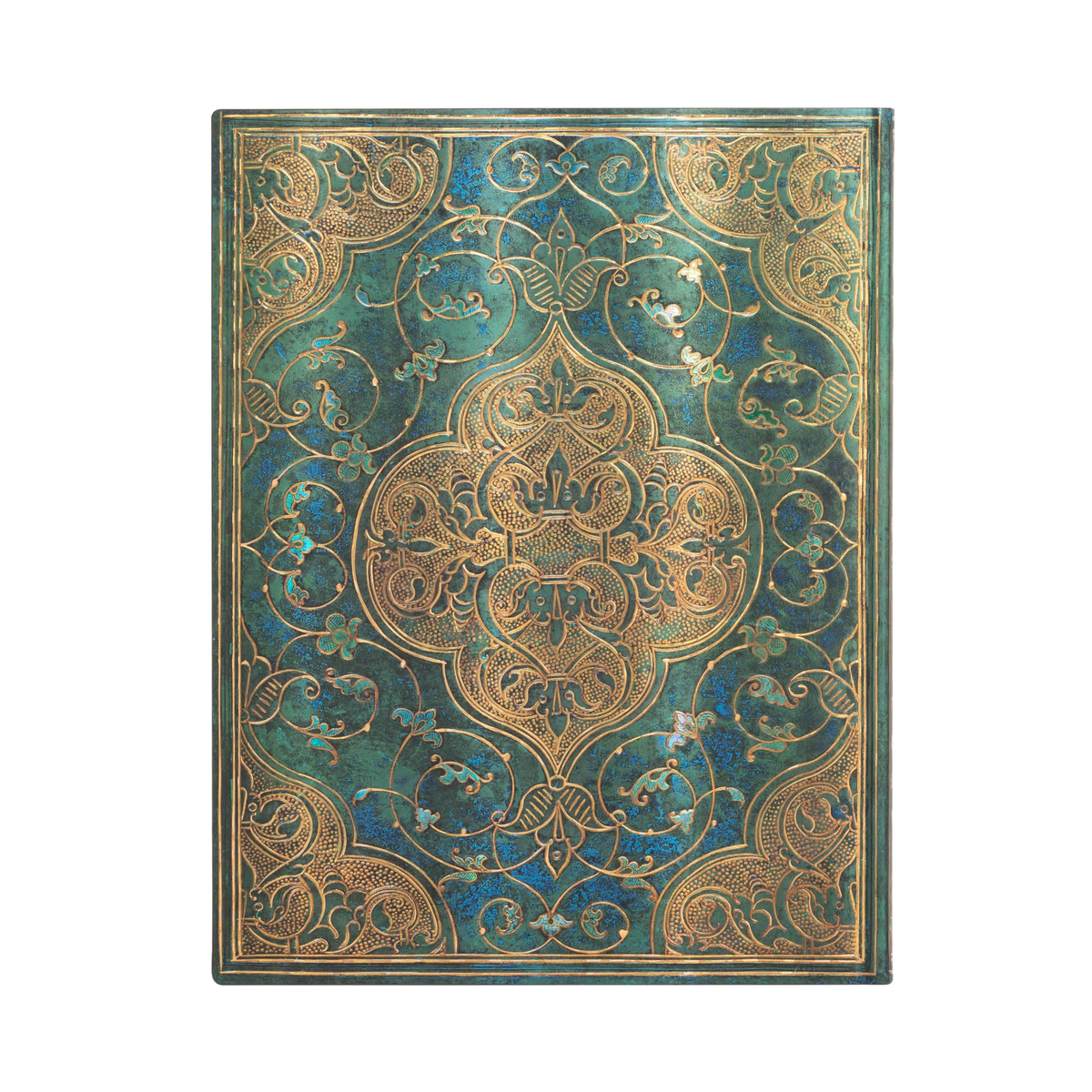 Paperblanks Turquoise Chronicles Ultra Softback Flexi Journal – Lined, 176 Pages – back cover