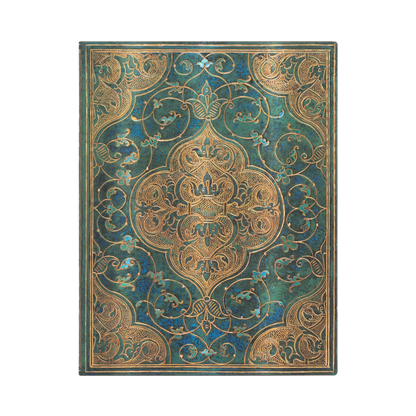 Paperblanks Turquoise Chronicles Ultra Softback Flexi Journal – Lined, 176 Pages – front cover