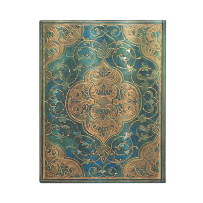 Paperblanks Turquoise Chronicles Ultra Softback Flexi Journal – Plain, 176 Pages – back cover