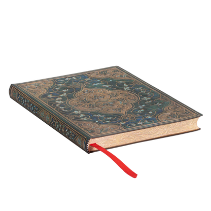 Paperblanks Turquoise Chronicles Midi Softback Flexi Journal – Lined, 176 Pages – page edge