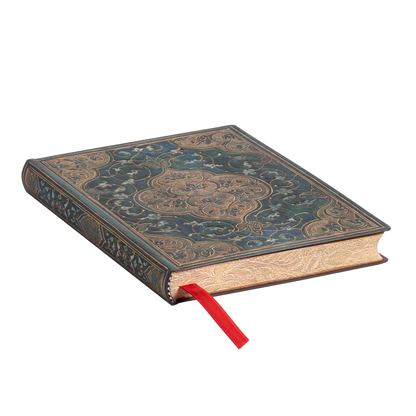 Paperblanks Turquoise Chronicles Mini Softback Flexi Journal – Lined, 208 Pages – page edge