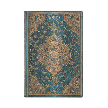 Paperblanks Turquoise Chronicles Mini Softback Flexi Journal – Lined, 208 Pages – front cover