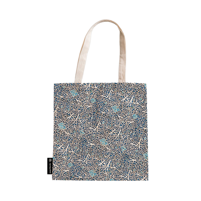 Paperblanks Granada Turquoise Cotton Tote Bag – front view