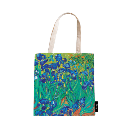 Paperblanks Van Gogh’s Irises Cotton Tote Bag – back view