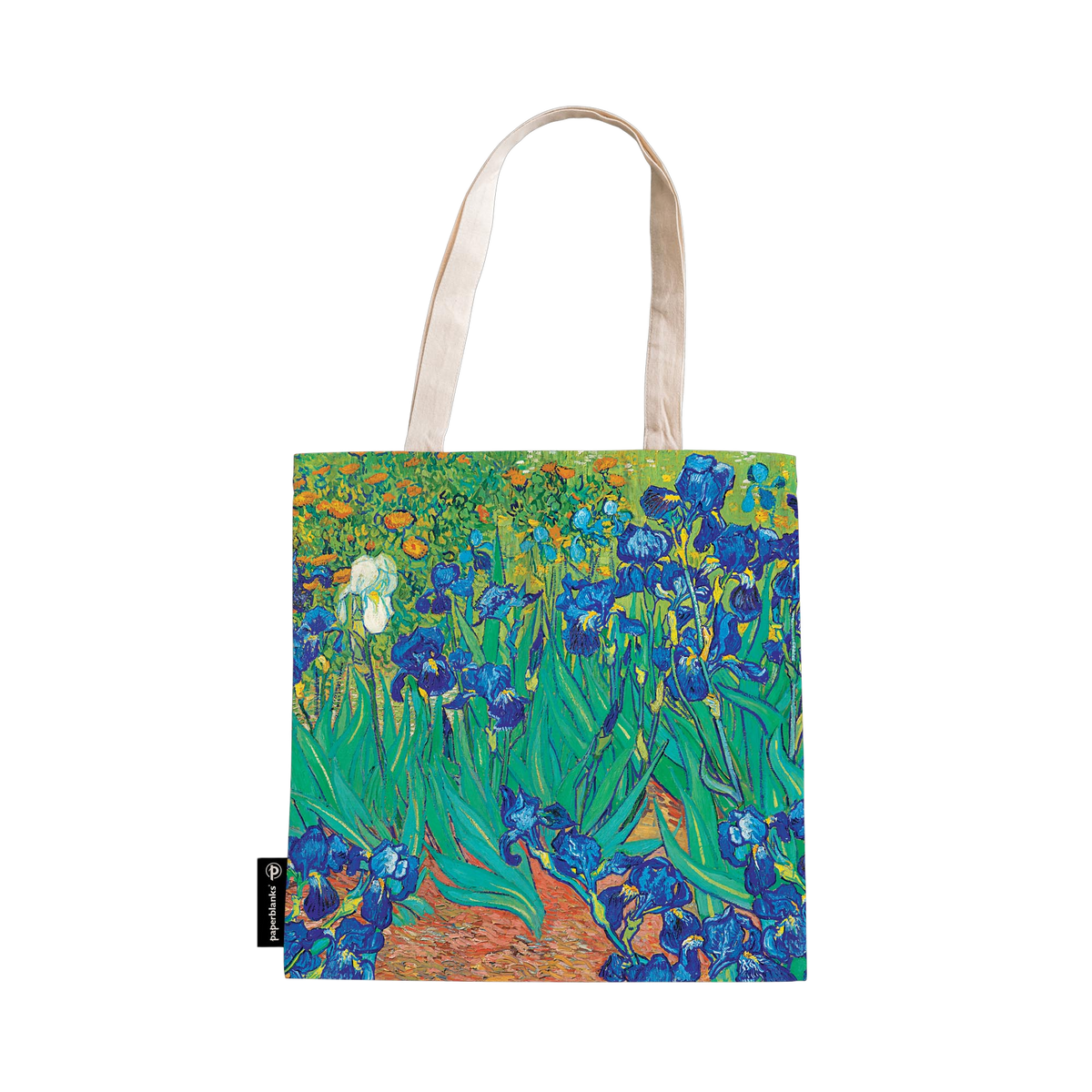 Paperblanks Van Gogh’s Irises Cotton Tote Bag – front view