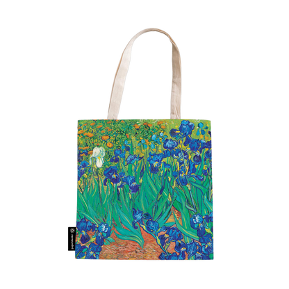 Paperblanks Van Gogh’s Irises Cotton Tote Bag – front view