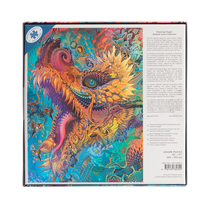 Paperblanks Humming Dragon 1000-Piece Jigsaw Puzzle – back view