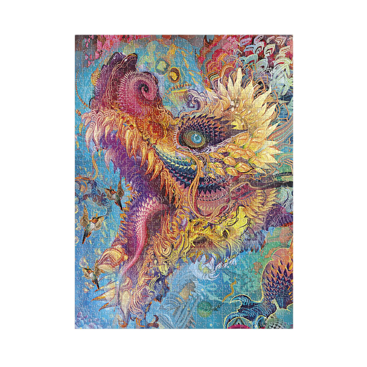 Paperblanks Humming Dragon 1000-Piece Jigsaw Puzzle – detail view