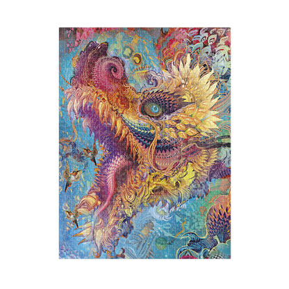 Paperblanks Humming Dragon 1000-Piece Jigsaw Puzzle – detail view