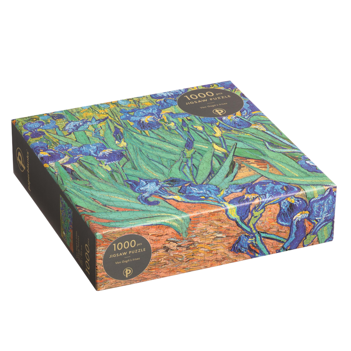 Paperblanks Van Gogh’s Irises 1000-Piece Jigsaw Puzzle – side view