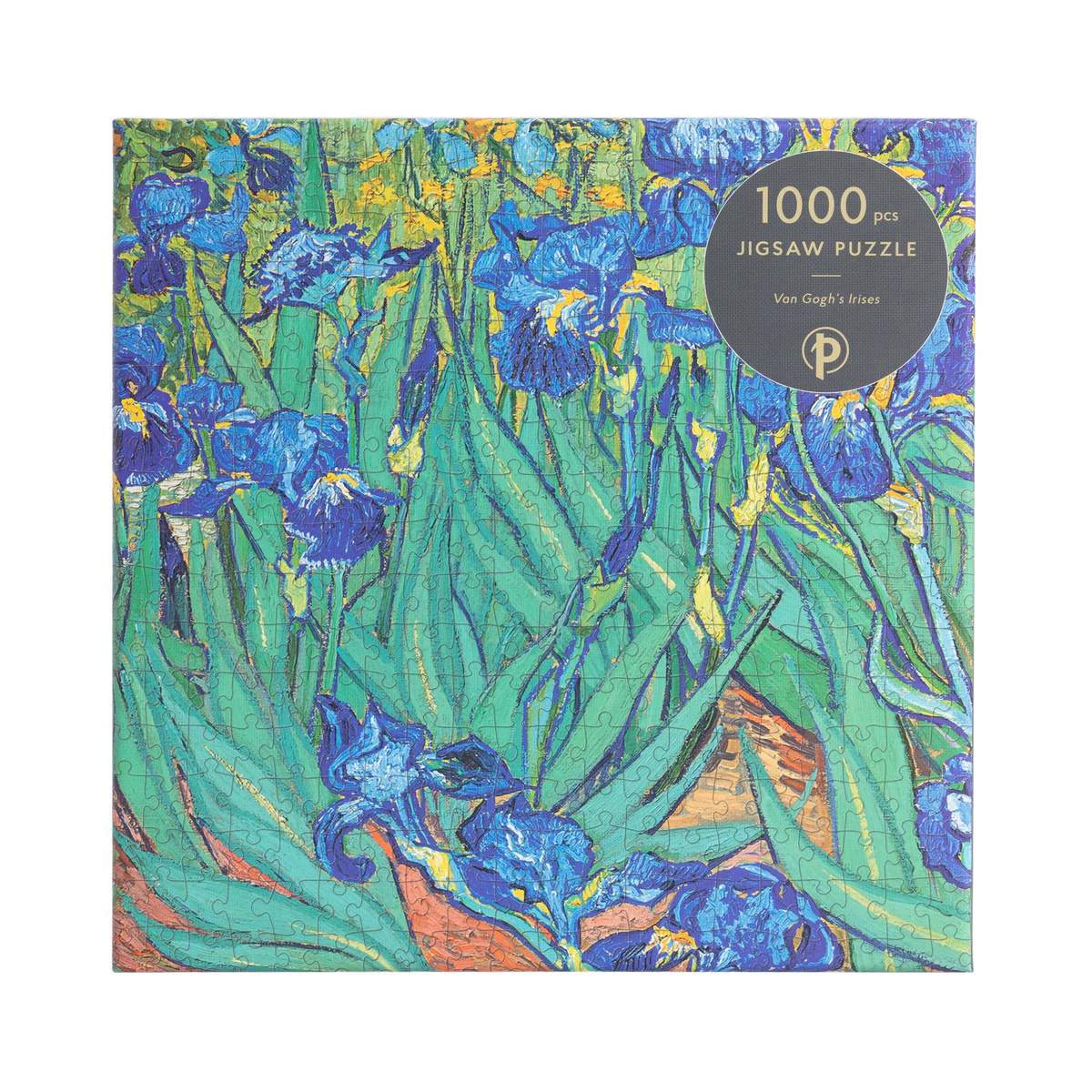 Paperblanks Van Gogh’s Irises 1000-Piece Jigsaw Puzzle – front view