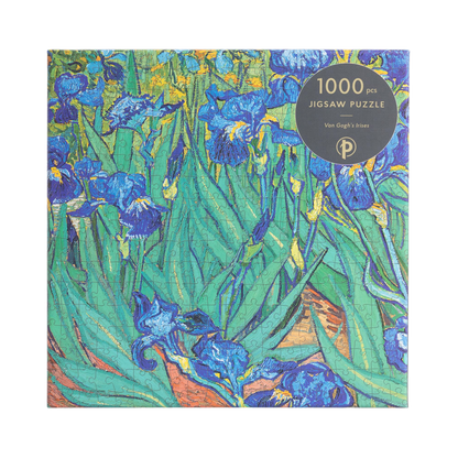 Paperblanks Van Gogh’s Irises 1000-Piece Jigsaw Puzzle – front view