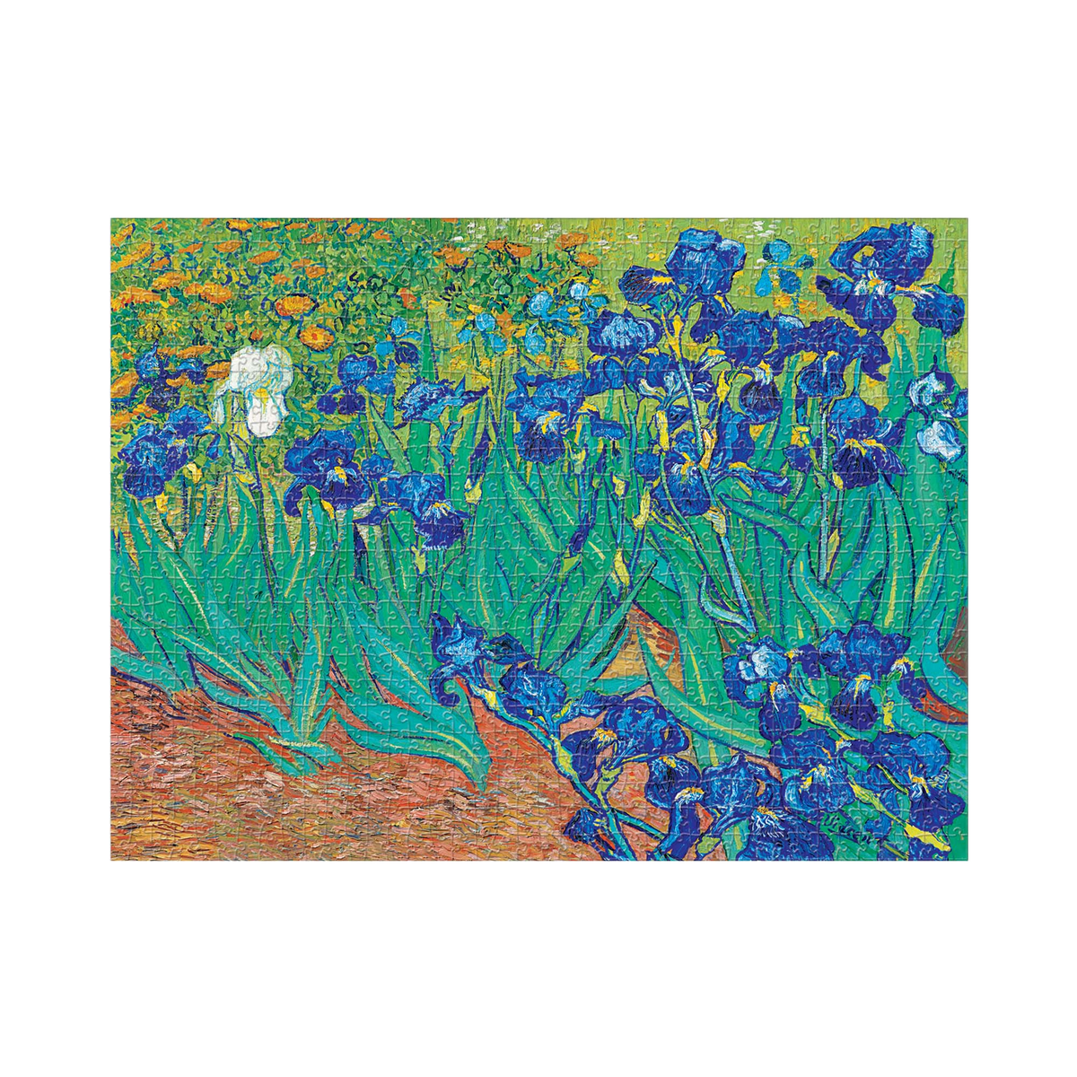 Paperblanks Van Gogh’s Irises 1000-Piece Jigsaw Puzzle – detail view