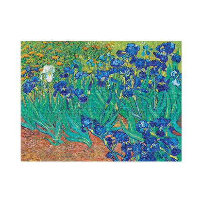 Paperblanks Van Gogh’s Irises 1000-Piece Jigsaw Puzzle – detail view