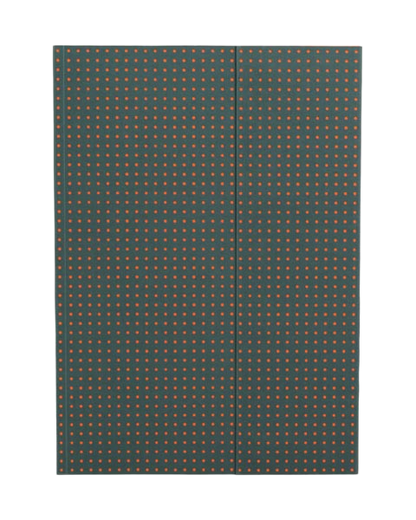 Paper-Oh Circulo Grey on Orange A4 Softback Notebook – Lined – product view