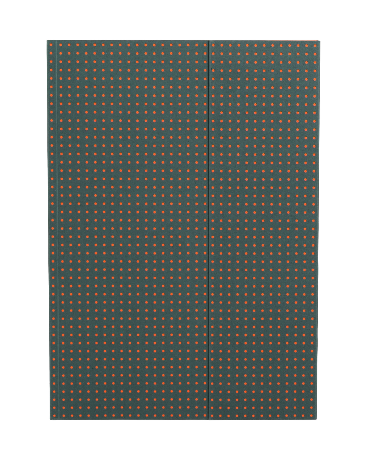 Paper-Oh Circulo Grey on Orange A4 Softback Notebook – Lined – front cover