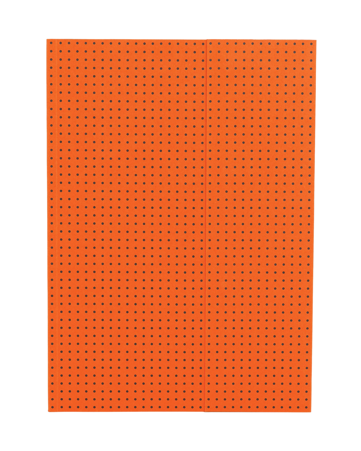 Paper-Oh Circulo Orange on Grey A4 Softback Notebook – Plain – front cover