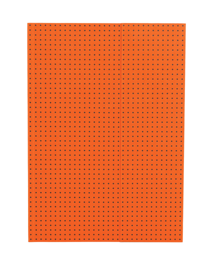 Paper-Oh Circulo Orange on Grey A4 Softback Notebook – Plain – front cover