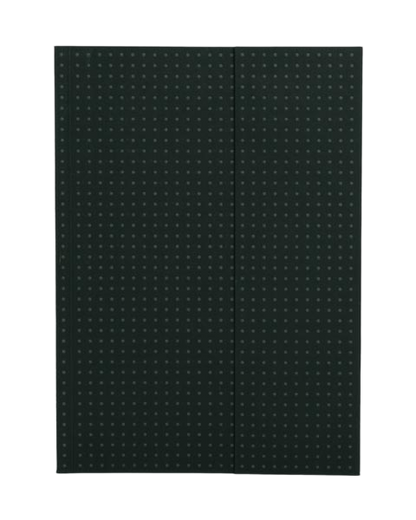 Paper-Oh Circulo Black on Grey A5 Softback Notebook – Plain – product view