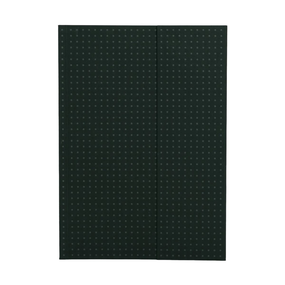 Paper-Oh Circulo Black on Grey A5 Softback Notebook – Plain – front cover