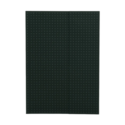 Paper-Oh Circulo Black on Grey A5 Softback Notebook – Plain – front cover