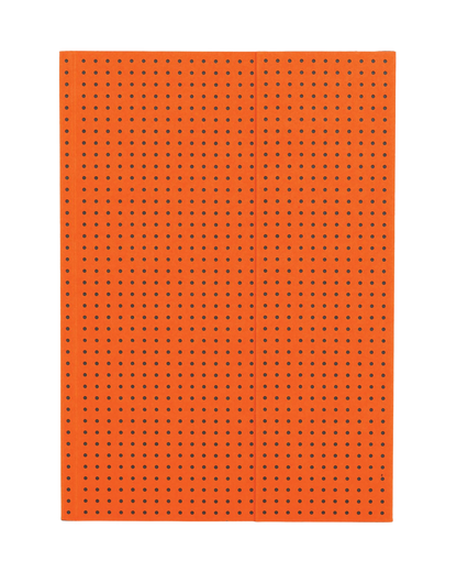 Paper-Oh Circulo Orange on Grey A5 Softback Notebook – Lined – front cover