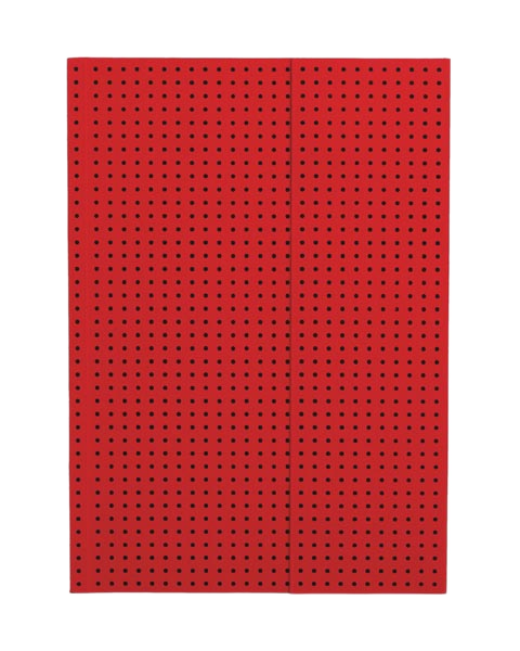 Paper-Oh Circulo Red on Black A5 Softback Notebook – Lined – product view