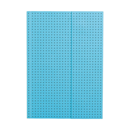 Paper-Oh Circulo Blue on Grey A5 Softback Notebook – Lined – front cover