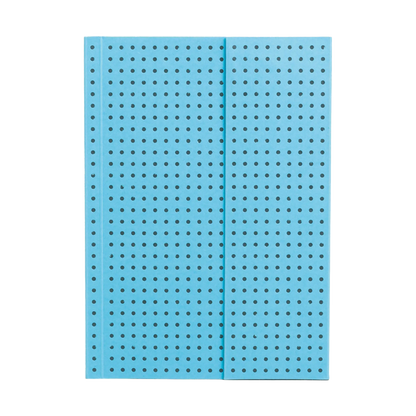 Paper-Oh Circulo Black on Grey A6 Softback Notebook – Plain – front cover