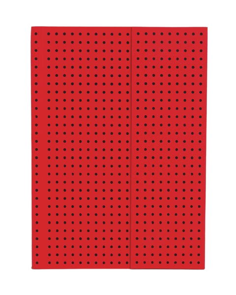 Paper-Oh Circulo Red on Black A6 Softback Notebook – Lined – product view