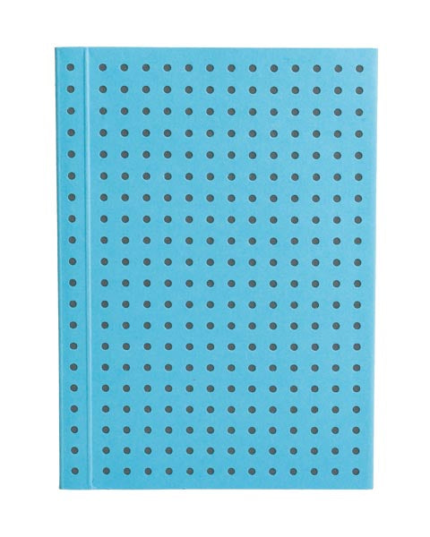Paper-Oh Circulo Blue on Grey A7 Softback Notebook – Lined – product view
