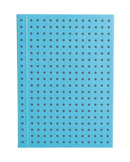 Paper-Oh Circulo Blue on Grey A7 Softback Notebook – Lined – product view