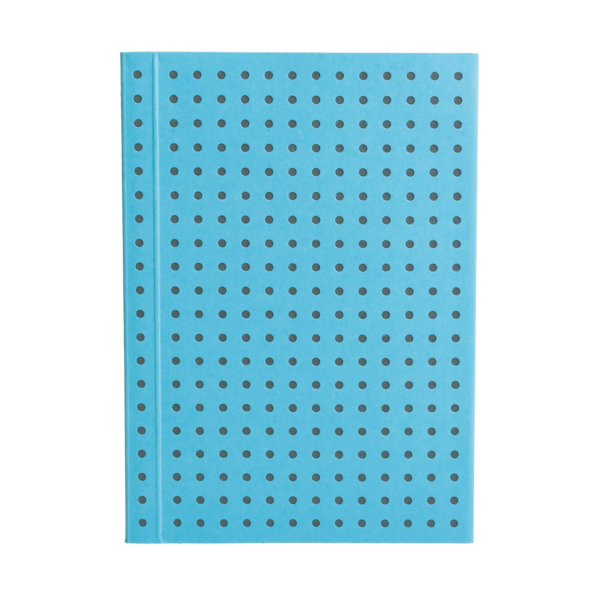 Paper-Oh Circulo Blue on Grey A7 Softback Notebook – Lined – front cover