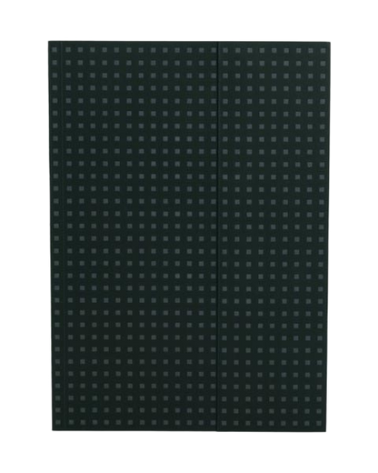 Paper-Oh Quadro Black on Grey A4 Softback Notebook – Plain – product view