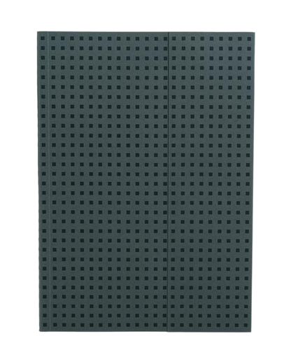 Paper-Oh Quadro Grey on Black A4 Softback Notebook – Plain – product view